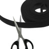 Black 1/2in x 16.4ft Hook and Loop Roll | Double-Sided