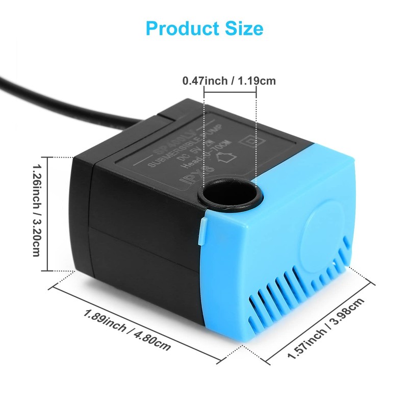 SanKlev SP-400LV Cat Water Fountain Pump,USB Replacement Pump for Pet