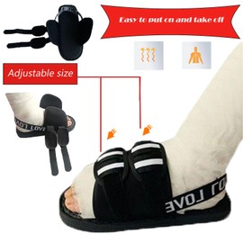 Yodilala Medical open-toe plaster shoe, Adjustable Walking Boots Recovery Cast Shoe Covers suitable for left and right feet(M)