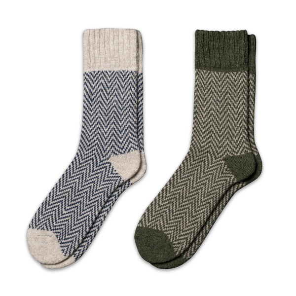NORDIC Socks 2 Pairs of Merino Wool Socks for Men