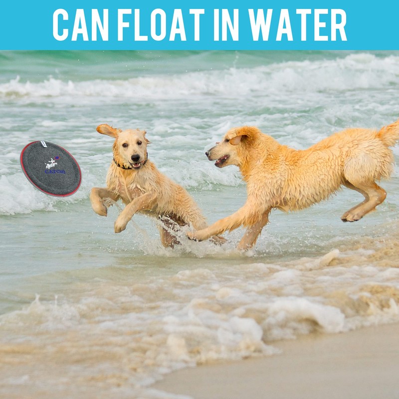 XGYLVFEI Small & Medium Dog Frisbee Dog Catch Toys/Floating Interactive