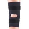 OTC Knee Stabilizer Wrap, Hinged Bars, Neoprene, Black, X-Small