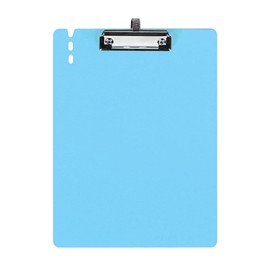 Parthan Clipboard A4, 32 x 23 cm Clipboard with Pen Clip and Flat Clip, Clipboards A4 for School and Office, Blue Writing Board Clipboard A4, DIN A4 Clipboard, A4 Clipboard