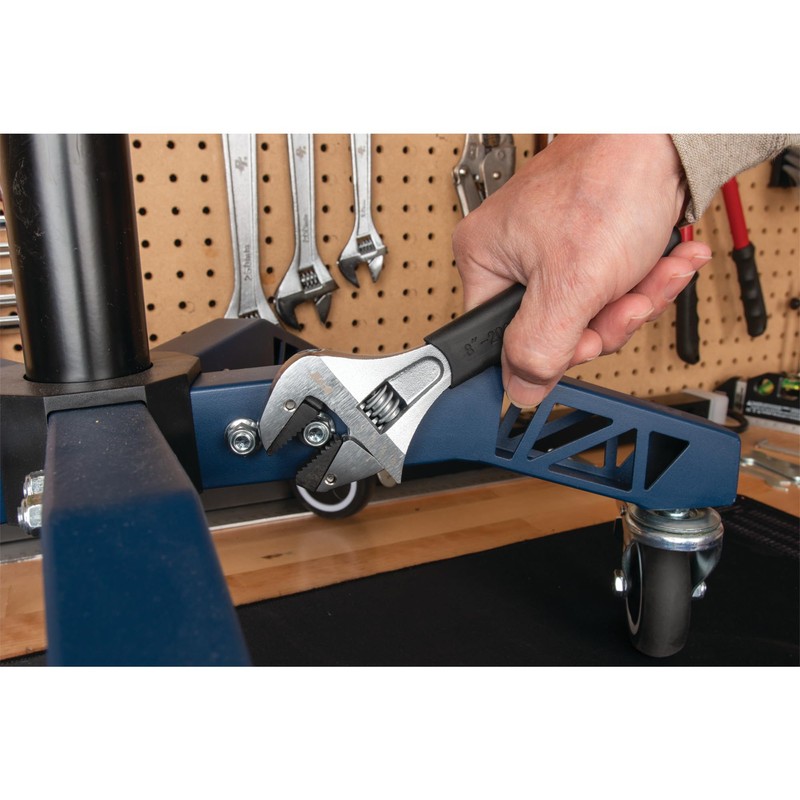 Performance Tool W30625 8 In. Ratcheting Adjustable Wrench - Sliding