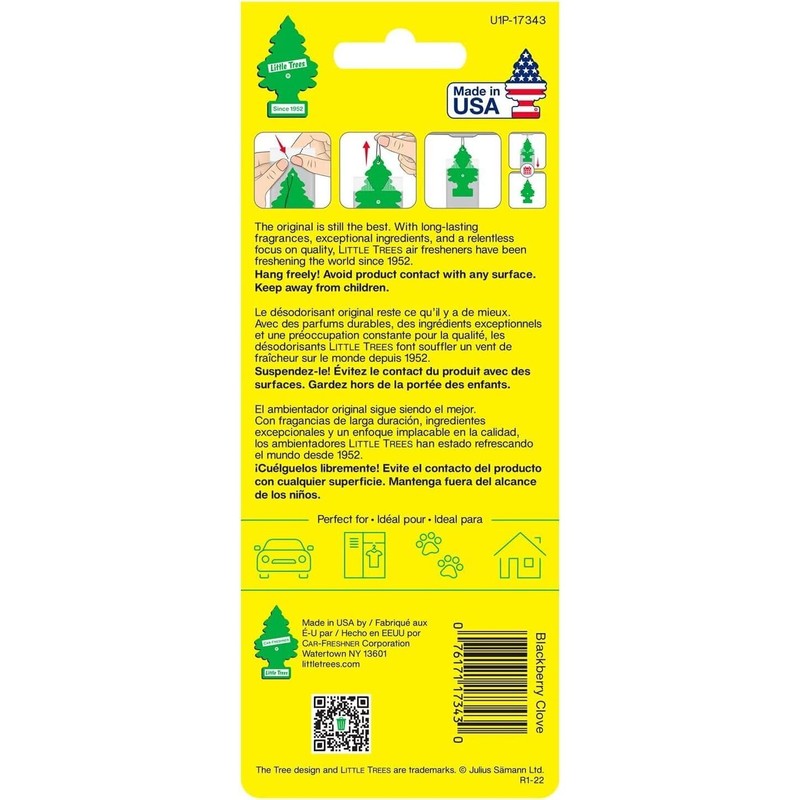 Little Trees BlackBerry Clove 24 Pack