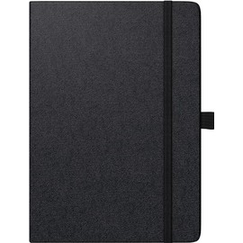 BRUNNEN Kompagnon Book Calendar Model 764 66 (2025), 1 Page = 1 Day, A5, 432 Pages, Baladek Cover, Black