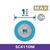 Dremel MAX Hochleistungs-Schleifscheibe (SC411DM), 3 Aluminiumoxid-Schleifscheiben mit 3,2 mm Durchmesser