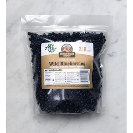 Premium Dried Wild Blueberries (Two 2 lbs bags)