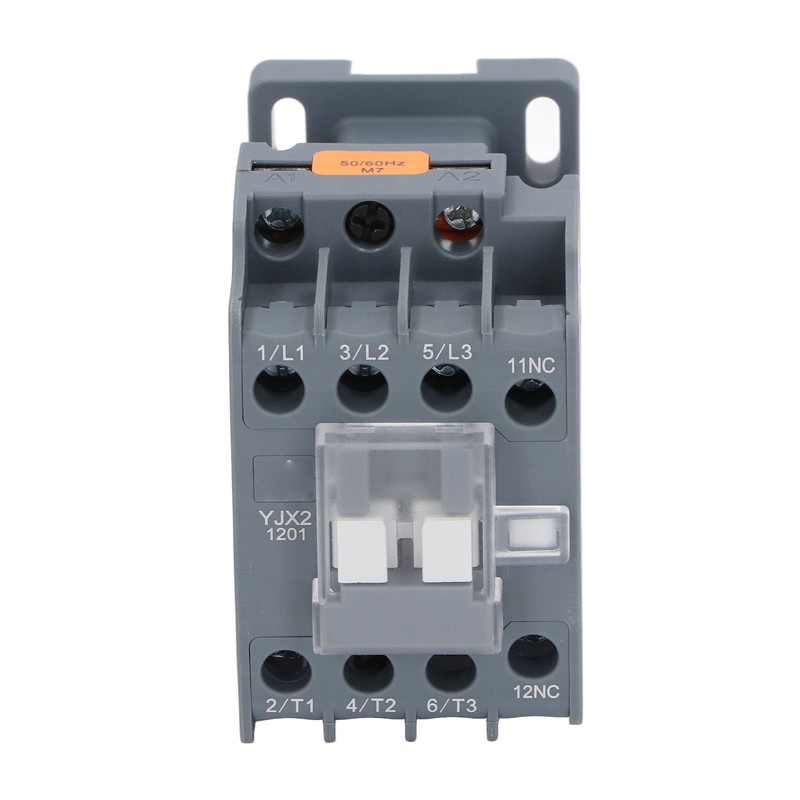 AC Contactor NC 12A Universal Rail Mount Silver Contact Low
