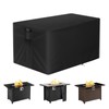 Rectangle Fire Pit Cover,Patio Fire Table Cover Gas Fire Table,