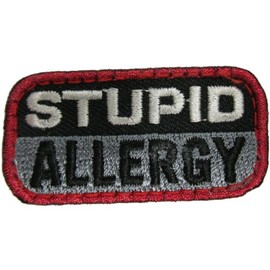 Milspec Stupid Allergy Morale Patch (SWAT (Black))