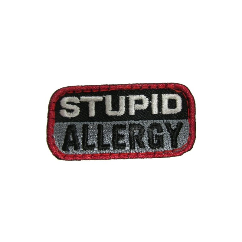 Milspec Stupid Allergy Morale Patch (SWAT (Black))