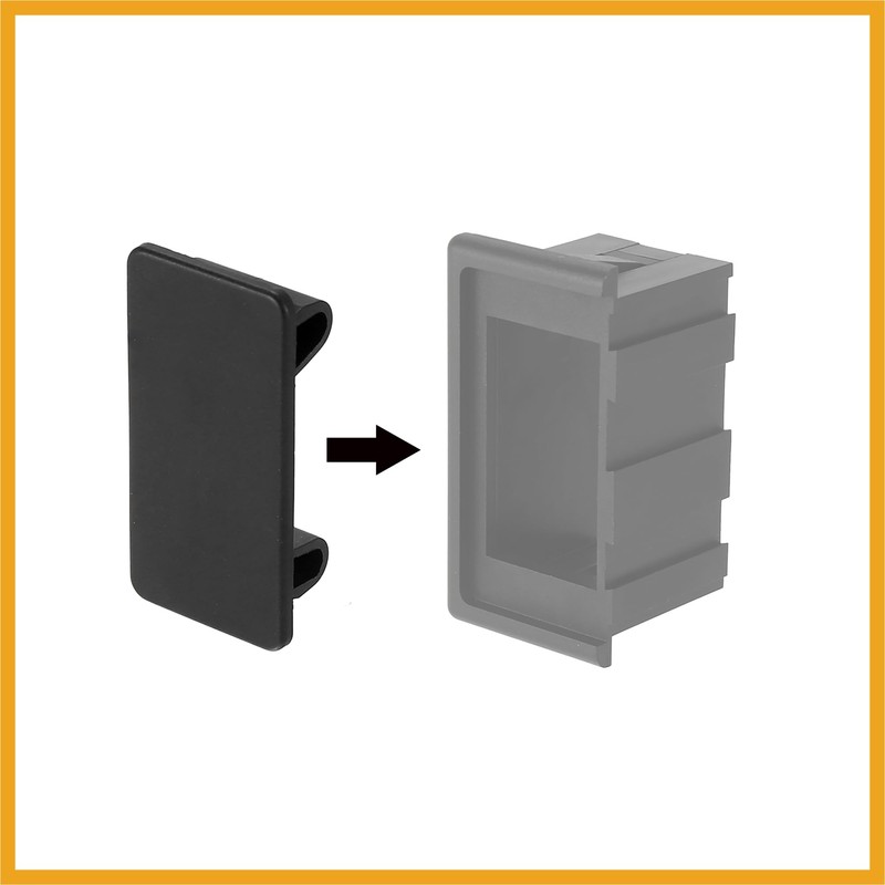 Partuto 6pcs Rocker Switch Panel Cover Automotive Toggle Switch Hole