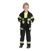 Aeromax Jr. Fire Fighter Bunker Gear, Black, Size 4/6