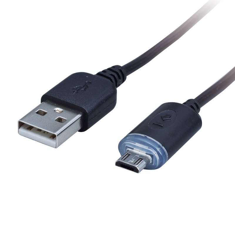 Seiwa cable LED Light cable MU microUSB 2.1A corresponding 1m