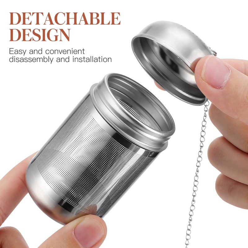 BESTOYARD Stainless Steel Seasoning 9.5cm Ball Mesh Tea Filter, Spice