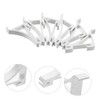 Ipetboom 6pcs Aluminum Refrigerator Shelf Clips Thickened Freezer Shelf Brackets