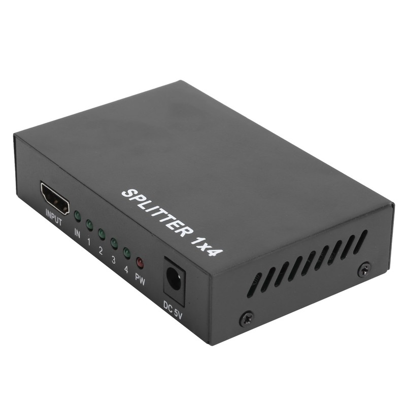 High Definition Multimedia Interface Splitter 3D 1080P 1‑in‑4‑out Amplifier