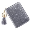 Coco Rossi Women's Small Credit Card Wallet RFID Cute Glitter