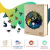 KAAYEE Wooden Jigsaw Puzzles-Wooden Puzzle Adult Unique Shape Advanced Yinyang