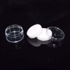 luzen 12Pcs Small Loose Diamond Gemstone Display Box Round Jewelry