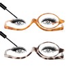 JM 2 Pairs Makeup Reading Glasses Magnifying Flip Down Cosmetic