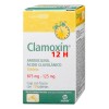 Clamoxin 12h Tabletas 875 Mg/125 Mg, 10 Tabletas