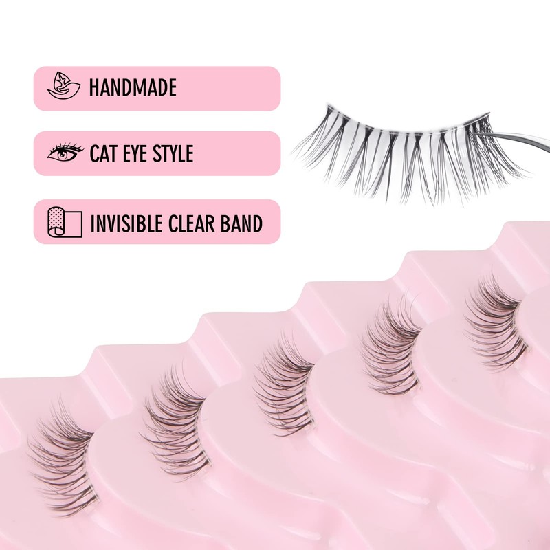 Glowing Win Half Eyelashes 10 Pairs Artificial Natural False Fake