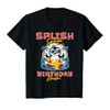 Splish Splash 4th Birthday Bash Penguin Beach Pool Party T-Shirt