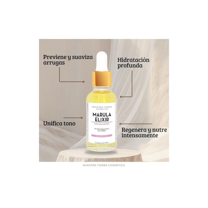 Marula Elixir Humectante Anti-edad Regenerante y Anti Manchas