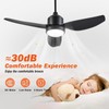 BZX Waterproof Outdoor Ceiling-Fan with Light - 42" Modern Ceiling