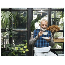 Bacaby 3PK Adult Bibs for Eating - Waterproof Clothing Protector with Crumb Catcher-Bibs for Seniors for Eating at Mealtime 30"L x 18" Men/Women (New Upgrade)