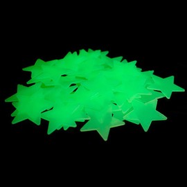 Glow in The Dark Florescent Stars, Wall Decals, Decor Stickers for Baby and Kids Bedroom Decoration