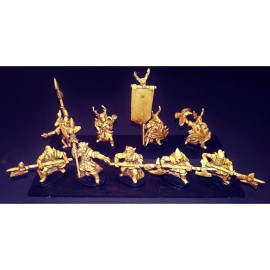 Battle Valor Games 15mm Fantasy Wood Elf Halberdiers (35 figures)