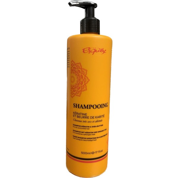 Esquisse - Keratin and Shea Butter Shampoo - 500 ml