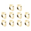 10Pcs Tablecloth Clips Stainless Steel Leaf Style Anti Slip Multi