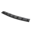 3 Pcs Chassis Deflector Universal Black Rear Lip Shark Fin