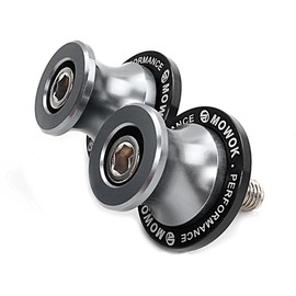 Universal M8 Stand Mount Bobbins Repair Stand Swing Mortorrad Accessory for S1000 R XR RR, GSR 600 750 GSXR GSXS 1000 GSX-8S Vstrom SV650 CBR 600 1000 900 954 RR Trident 660 Monster (Titanium)