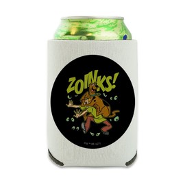 GRAPHICS & MORE Scooby-Doo Zoinks Eyes Can Cooler - Drink Sleeve Hugger Collapsible Insulator - Beverage Insulated Holder