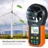 PEAKMETER Handheld Anemometer Portable Wind Speed Meter CFM Meter Wind