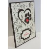 Handcrafted Greeting Card -Dog Sympathy - With Sympathy - Sorry