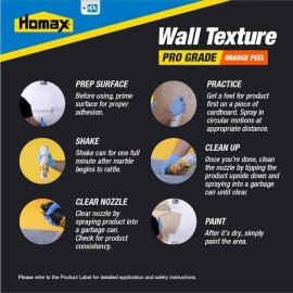 HOMAX Pro Grade 25 oz. Dual Control Orange Peel Water Based Wall Spray Texture
