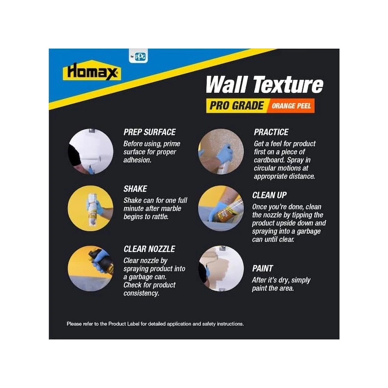 HOMAX Pro Grade 25 oz. Dual Control Orange Peel Water