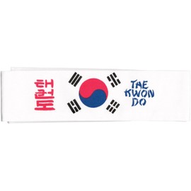 Martial Arts White Head Band Headband) - Korean Taekwondo TKD