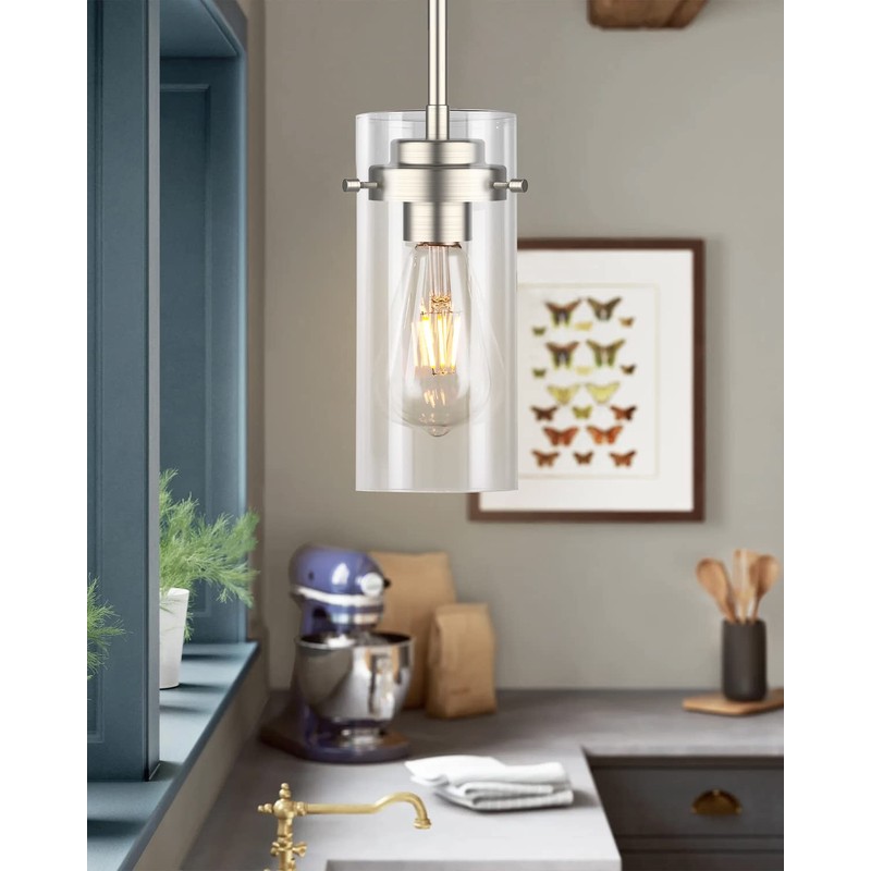 EAPUDUN Pendant Light (2 Packs), Kitchen Lights Ceiling Hanging, Kitchen