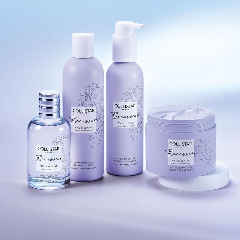 Collistar Wellness Fig and Wisteria Shower Milk Moisturising and Nourishing
