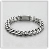 Xusamss Mens Cuban Link Chain Bracelet Thick Link Design Stainless