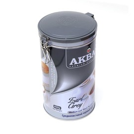 Akbar Premium Quality Tea Earl Grey Medium Leaf Black Tea with Bergamot in Metal Caddy (450 grams)