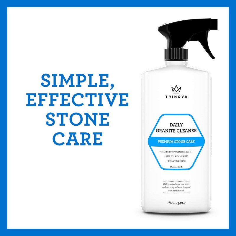 TriNova Granite Cleaner & Polish Gallon Refill for Daily Use
