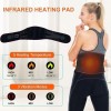 Cordless Massage Belt Electric Heated with Back Support Waist Vibration